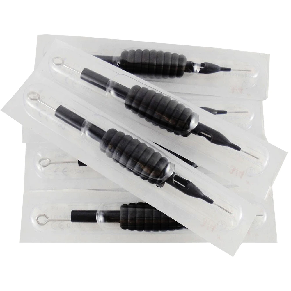 40 шт одноразовая тату машина захватная трубка 3/4 &quot(19 мм) с подходящими иглами