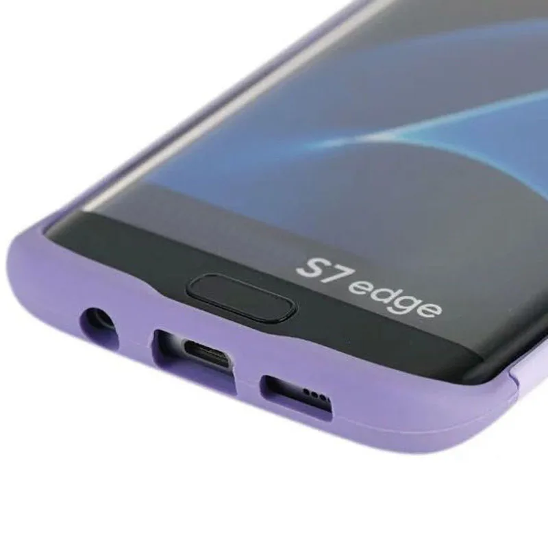 10 шт./лот аккумулятор чехол для Samsung Galaxy S7 край G935 G930 корейский двухцветный PC + тпу