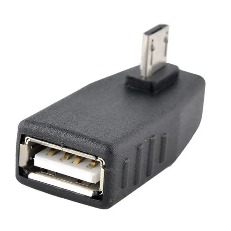 Адаптер Micro usb с левым углом OTG переходник USB на кабель адаптера для Samsung Galaxy Tab3 P5200 10