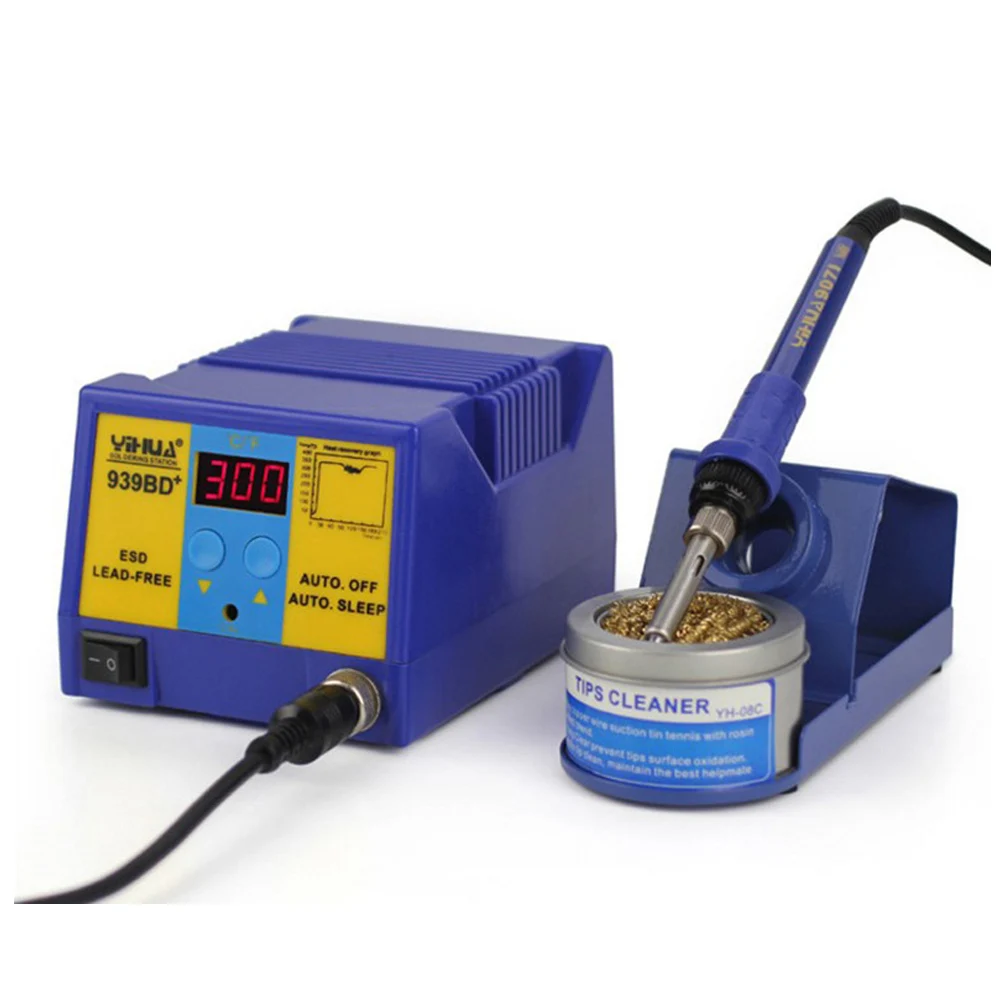 

YIHUA 939BD+ Soldering Station Lead-free Anti Static Electric Welding Machine High Power Constant Temperature Soldering iron