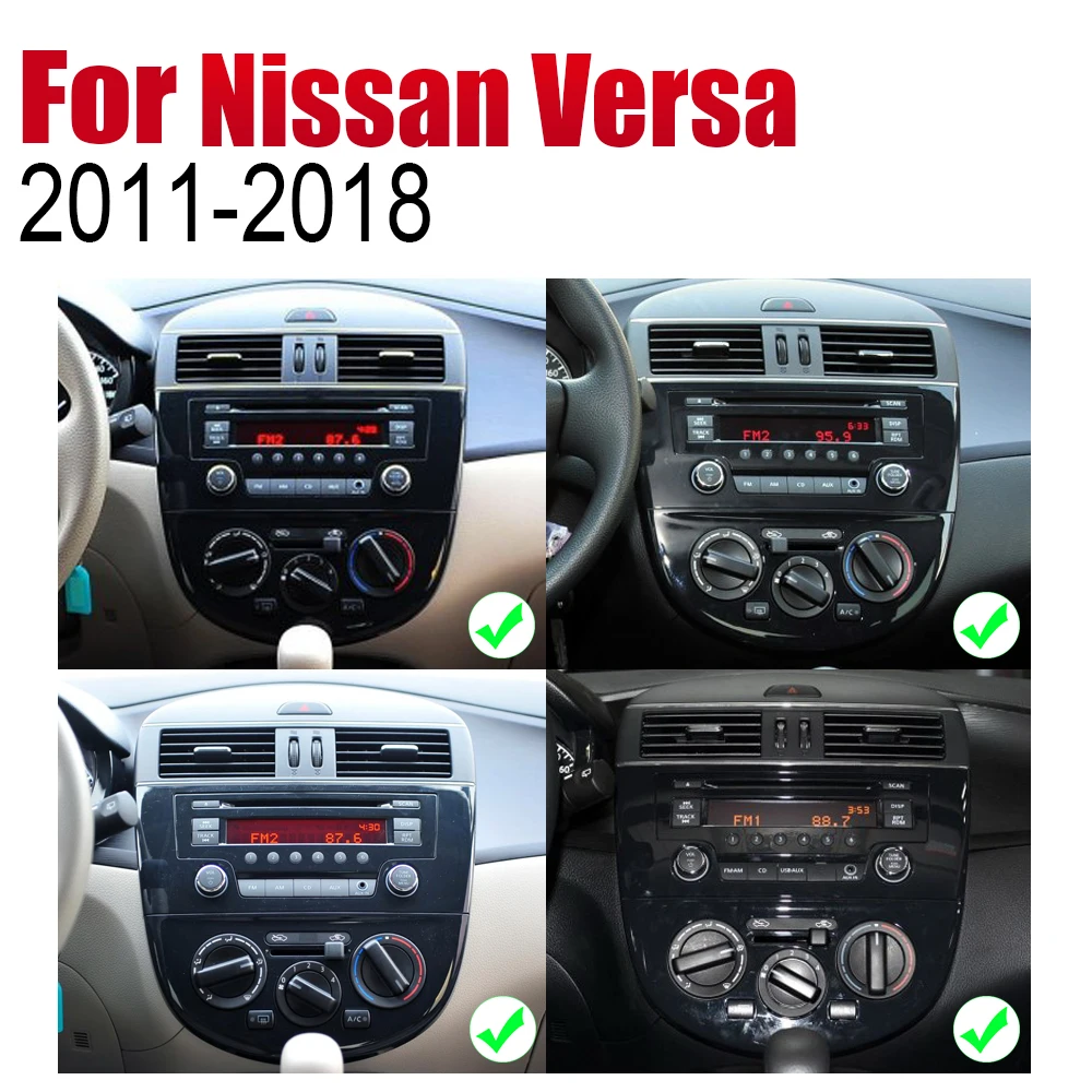 ZaiXi Android 2 Din Авто Радио для Nissan Versa 2011 ~ 2018 автомобильный мультимедийный плеер GPS