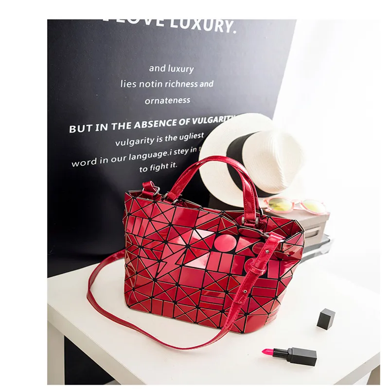 Новая сумка Lasen горячая Распродажа Сумка BAO складная Геометрическая упаковка