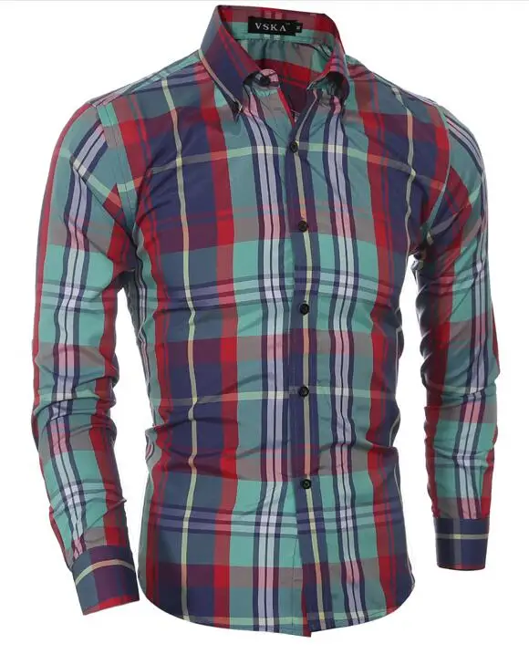 Бесплатная Доставка Новый классический плед мужские случайные длинными