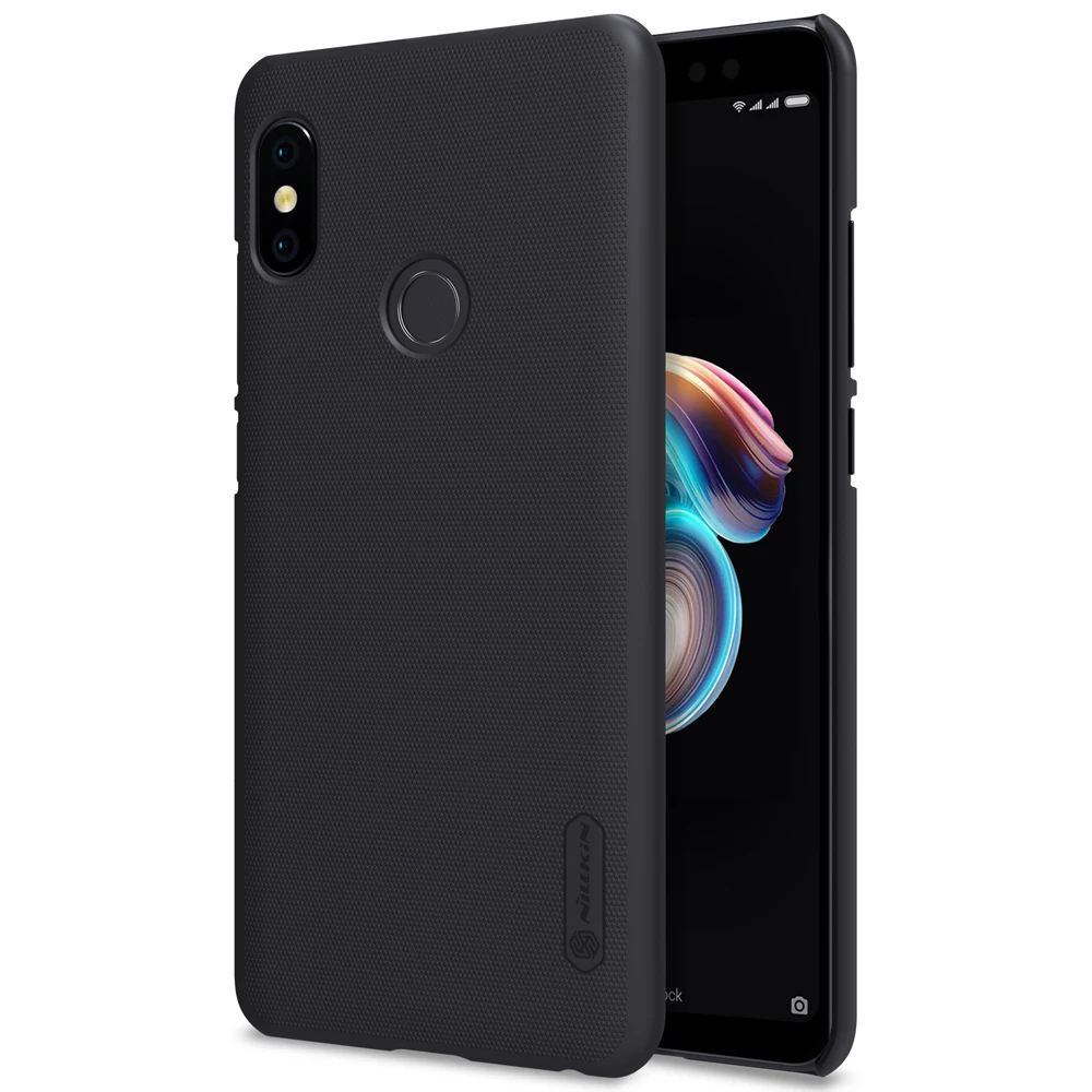 Для Xiaomi Redmi Note 5 чехол Nillkin матовая жесткая задняя крышка из ПК чехол для Redmi Note 5 Pro глобальная версия 5,99 дюймов с подарком