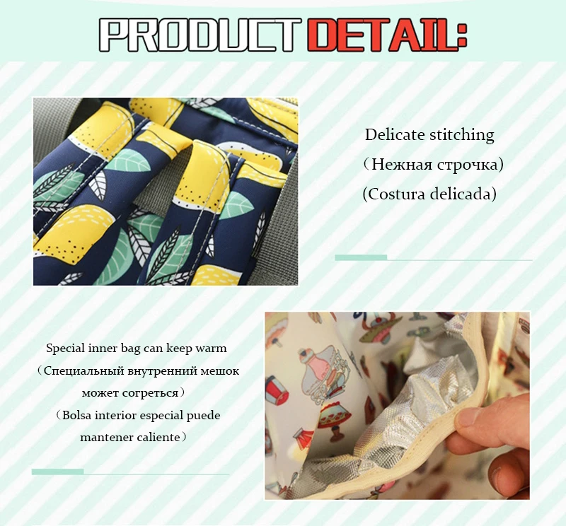 Давайте сделаем подгузник пеленки рюкзак для мамы бутылка коляска Органайзер Материнские сумки Детские Кормление сумки Детские большой изолированный мешок
