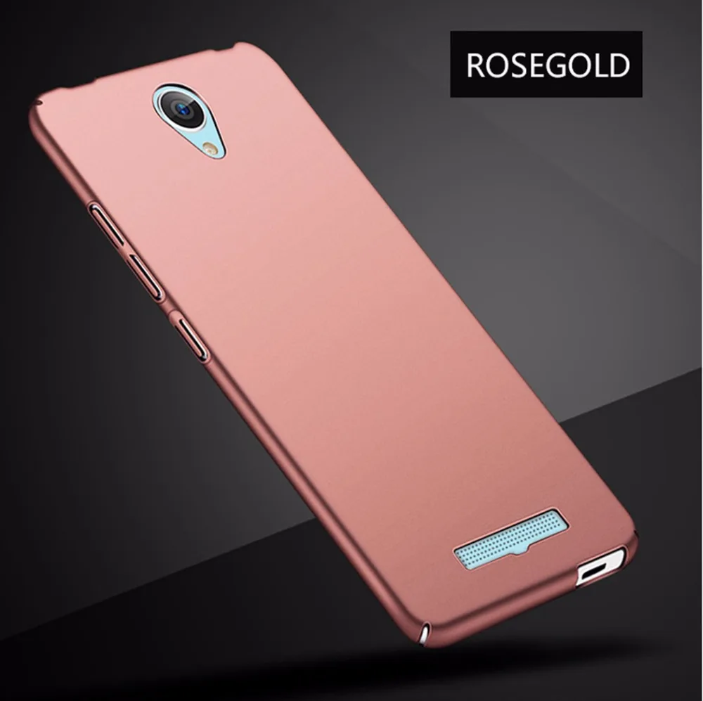 Rosegold Для Xiaomi Redmi Note 2 Чехол Ультра-тонкий гладкий Чехол Жесткий PC защитный чехол для Xiaomi Remdi Note 2 Prime HATOLY - Цвет: Rosegold