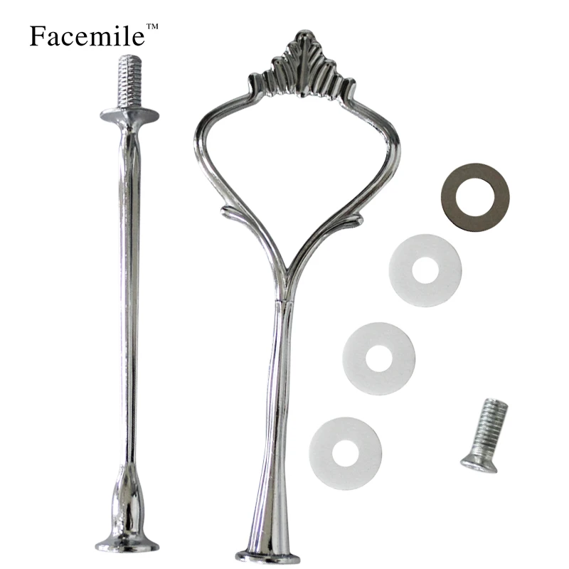 2 яруса Подарочная тарелка для фруктов с ручкой крепежная подставка удочек