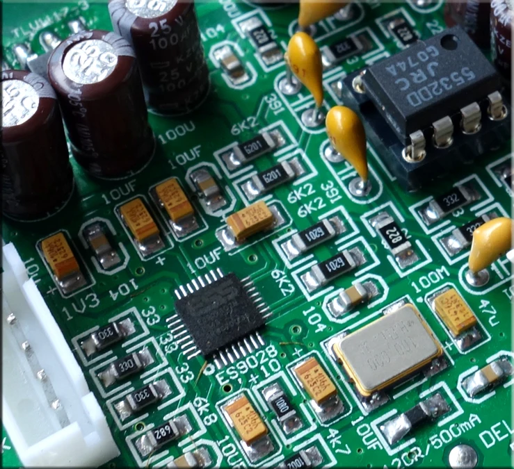 Hi Fi ESS ES9028Q2M ES9028 I2S декодирующая плата на входе улучшенный DAC ES9018 усилитель DIY DSD IIS