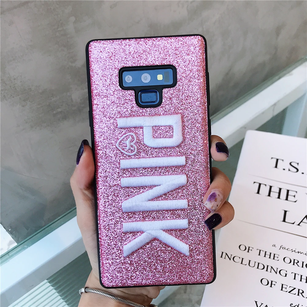 Мода Victoria Secret розовый узор собака мультфильм чехол для samsung Galaxy S8 S9 S10 плюс Lite