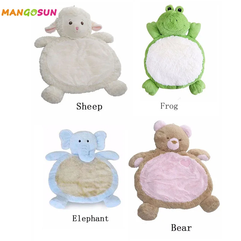 Foldable Toddler Craw Playmat Plush Infants Crawling Pad Cartoon Animal Baby Nap Sleeping Carpet Bear Rabbit Monkey Shape | Игрушки и