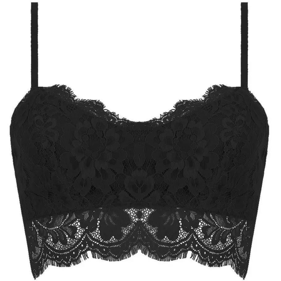 Hirigin сексуальный женский черный белый мягкий кружевной Цветочный без подкладки