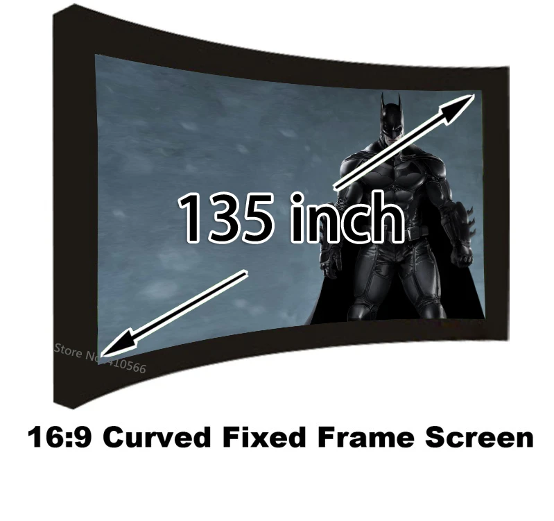 Сделано в Китае профессиональный 2 4 дюймовый изогнутый неподвижный экран формат