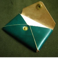diy leather craft envelope shape card holder wallet die cutting simple making hand punch tool knife mould template