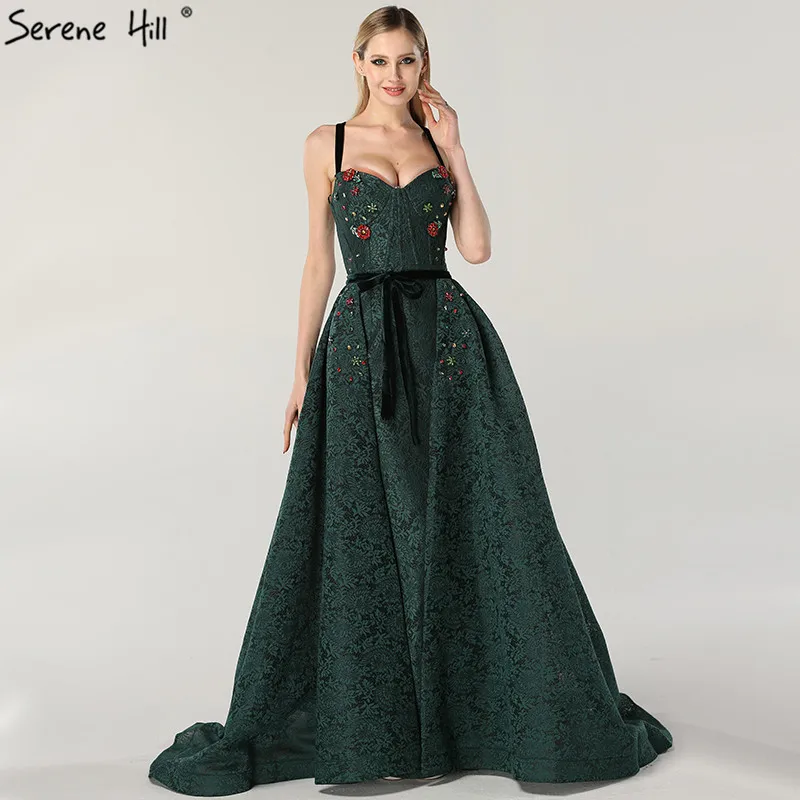 Зеленые Сексуальные вечерние платья кружевные модные русалки 2021 Serene Hill LA6487 |