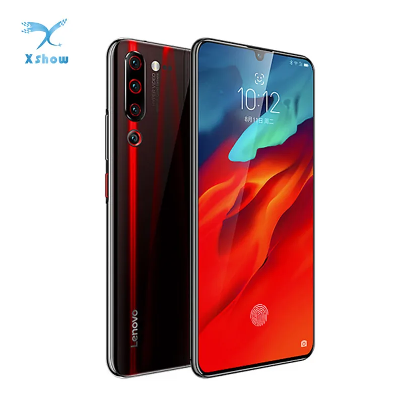 Lenovo Z6 Pro с глобальной ПЗУ, 6 ГБ, 128 ГБ, Android 9, Восьмиядерный процессор Snapdragon 855, 6,39 дюйма, 1080 P, смартфон с отпечатком пальца, задняя камера 48 МП, четыре камеры