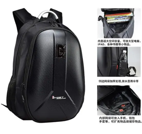 Водонепроницаемый мотоциклетный рюкзак GHOST RACING из углеродного волокна для