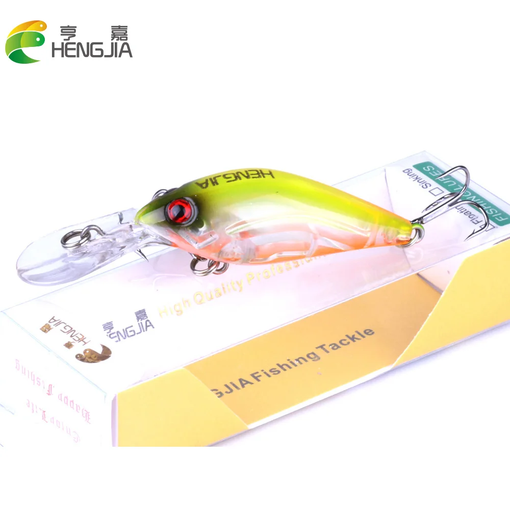 HENGJIA 6 шт. хорошие рыболовные приманки Minnow Профессиональное качество Penceil 8 см 8,5 г модель Горячие кренкбейты приманки Поппер CB042