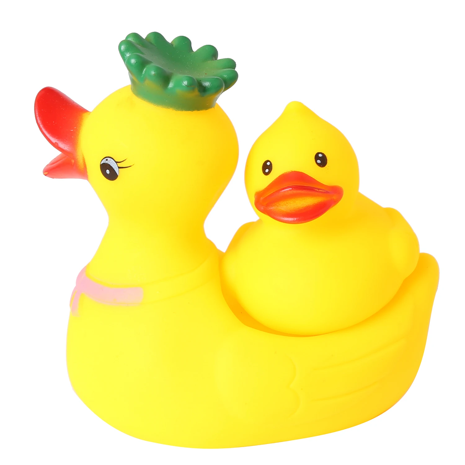 2 шт./лот милые желтые резиновые утки пищащие выдавливающие звук ныряющие игрушки