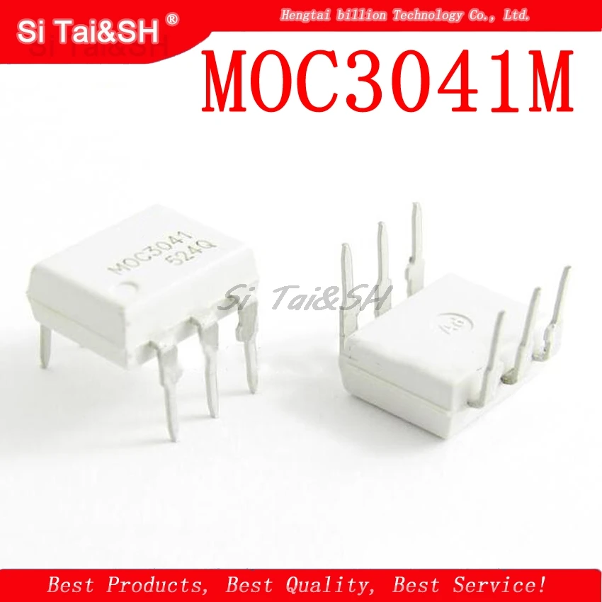5 шт./лот MOC3041M MOC3041 3041 оптрон TRIAC 400V DIP6 | Электронные компоненты и принадлежности