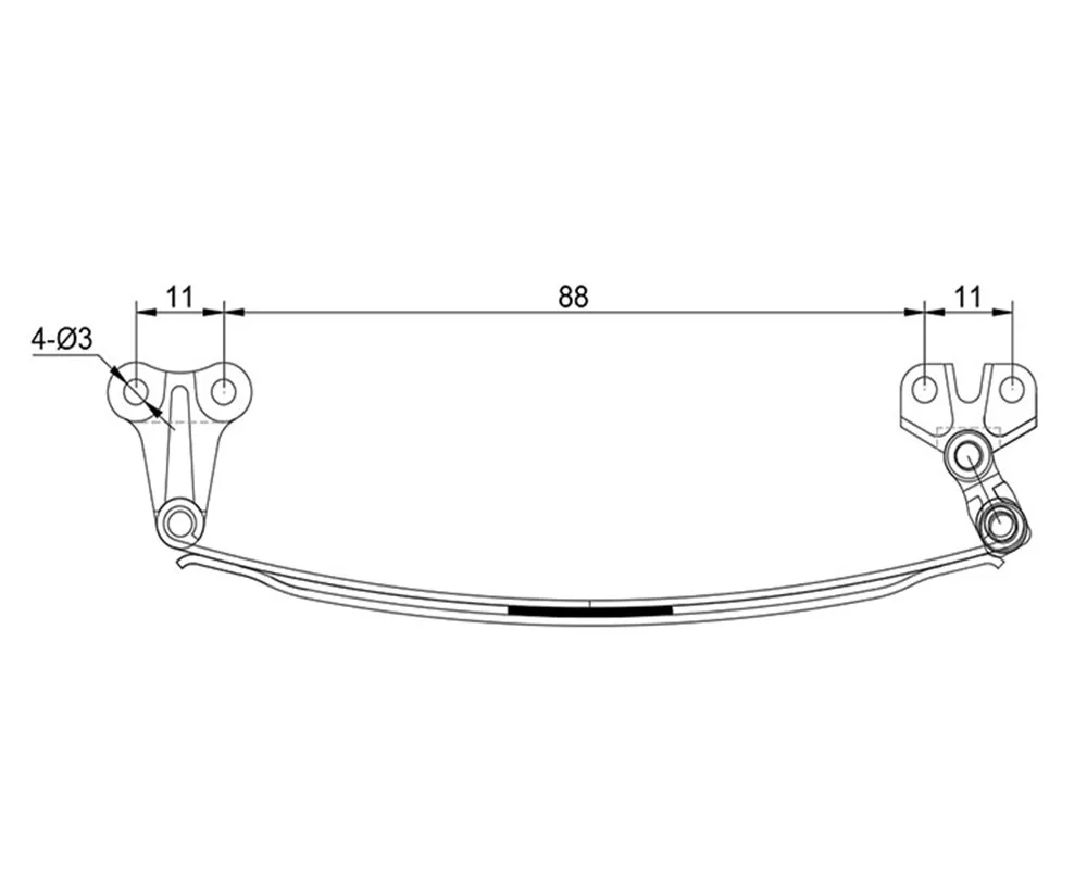 

Metal front auto suspension for tamiya 1/14th scale rc actros scania R620 MAN beenz 1851 king dumper tractor trailer truck
