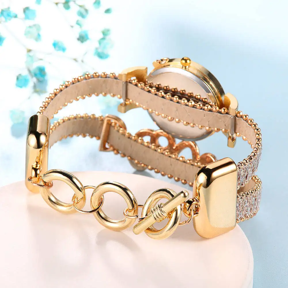 Женские наручные часы с кожаным ремешком повседневные кварцевые женские |