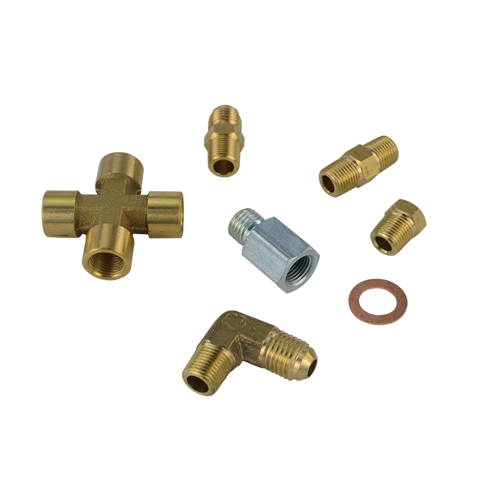 PQY-3" плетеная нержавеющая сталь турбозарядка 1/8 NPT фитинг линия подачи масла для T3/T4 турбонаддува PQY-TOL33