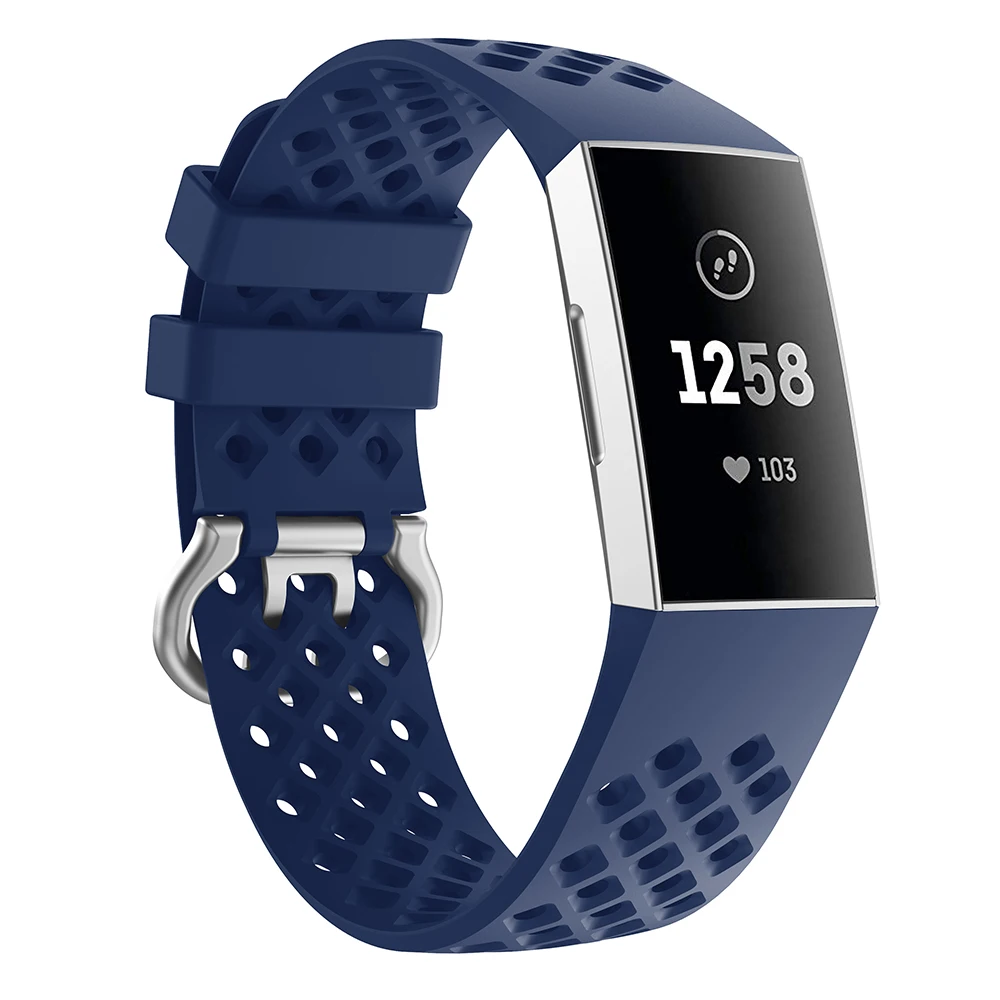 Силиконовый ремешок для Fitbit Charge 4 сменный на запястье 3 умные аксессуары мягкий