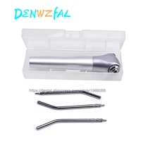 2 set 3 way triple syringe handpiece autoclavable dental dentist air water 4 nozzles tips tubes dentistry equipment