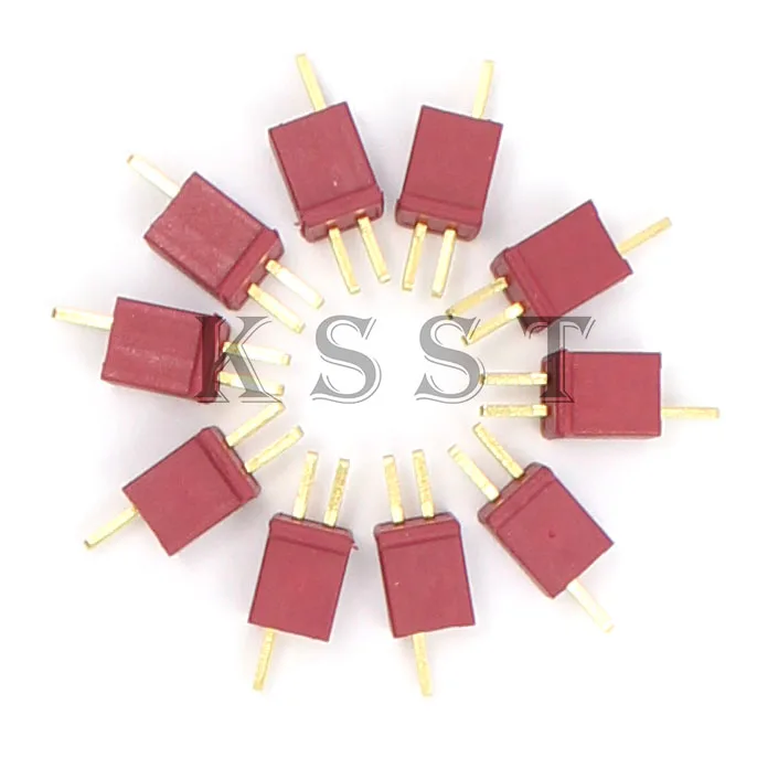 AM-1017 10 шт. высококачественные мини-разъемы Micro deans Т-образные пробки RC LiPo