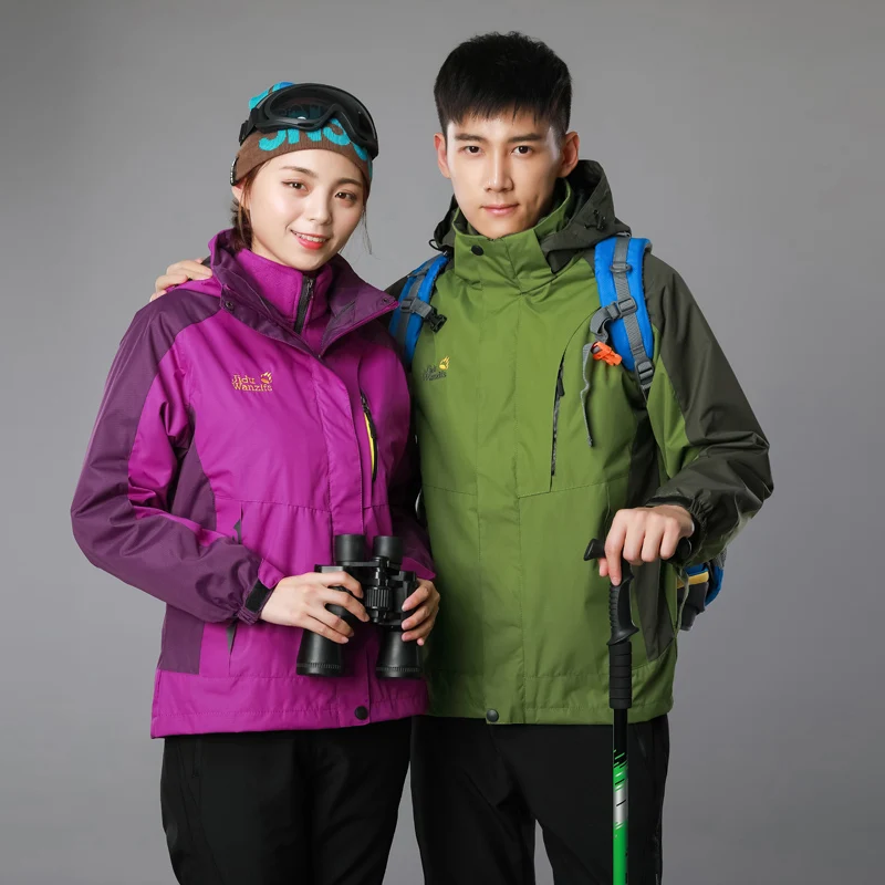 Caming Пеший Туризм влюбленных внутренняя флис Водонепроницаемый куртка Открытый