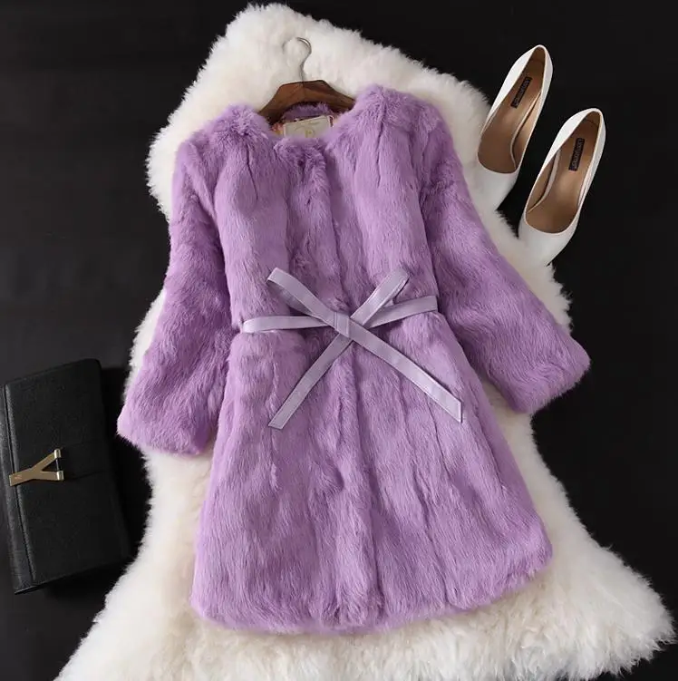 

New Rabbit Fur Coat In Autumn And Winter Of 2019