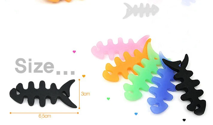 Оптовая продажа 2000 шт. силиконовые намотки для наушников шнура держатель кабеля