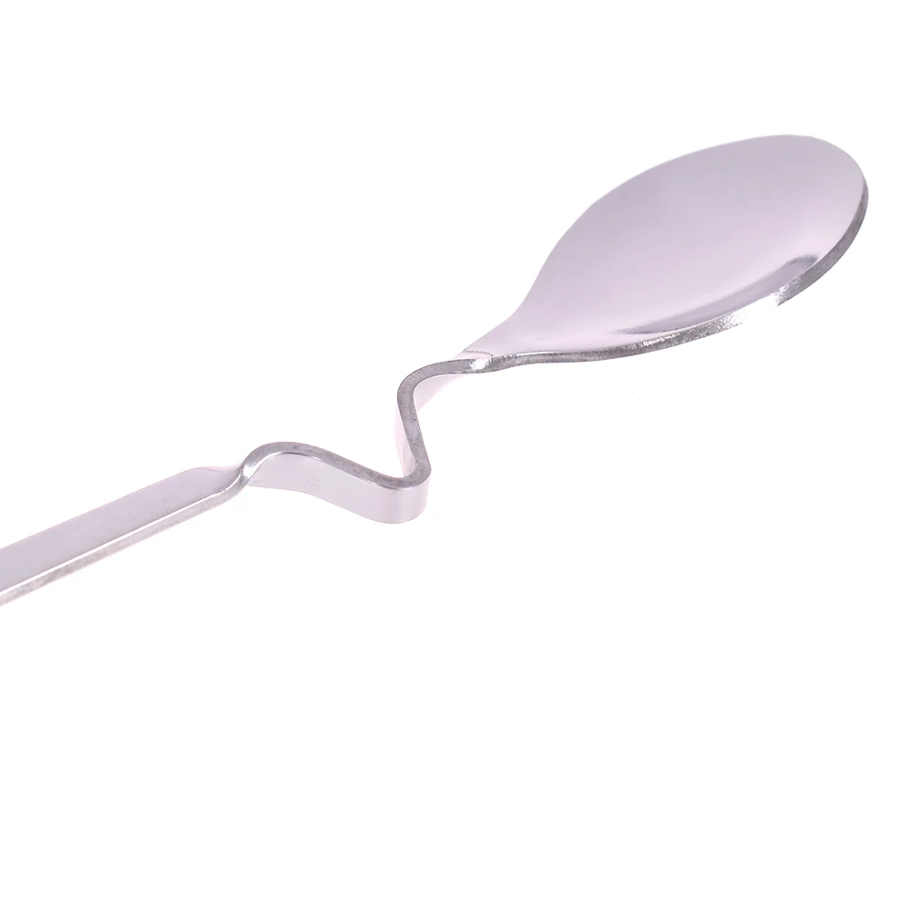 Кофейные ложки из нержавеющей стали изогнутая кухонная ложка для чая супа