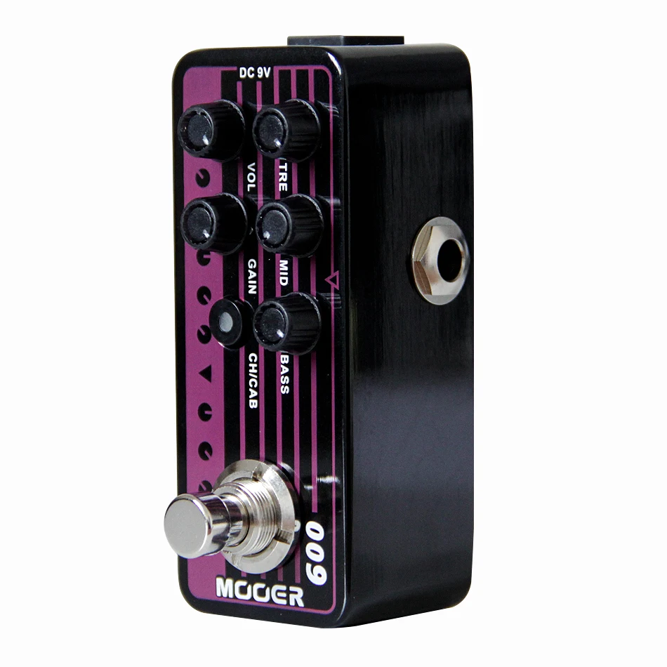 Mooer 009 Blacknight Delay and reverb effect with tap tempo effect pedal Independent 3 band EQ and A/B footswitch enlarge