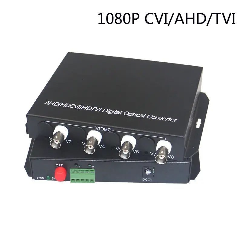 HD CCTV 1080 P CVI AHD TVI 4CH видео волоконно-оптический медиаконвертер с RS485Data | Электроника