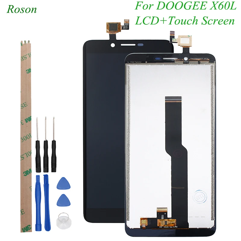 Roson Для Doogee X60L ЖК дисплей и сенсорный экран 5 дюймов дигитайзер сборка Замена +