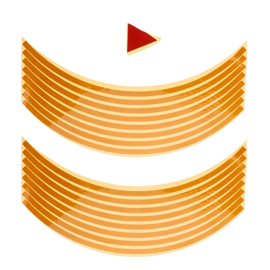 Светоотражающая лента для обода мотоцикла Набор наклеек 17 дюймов предварительно