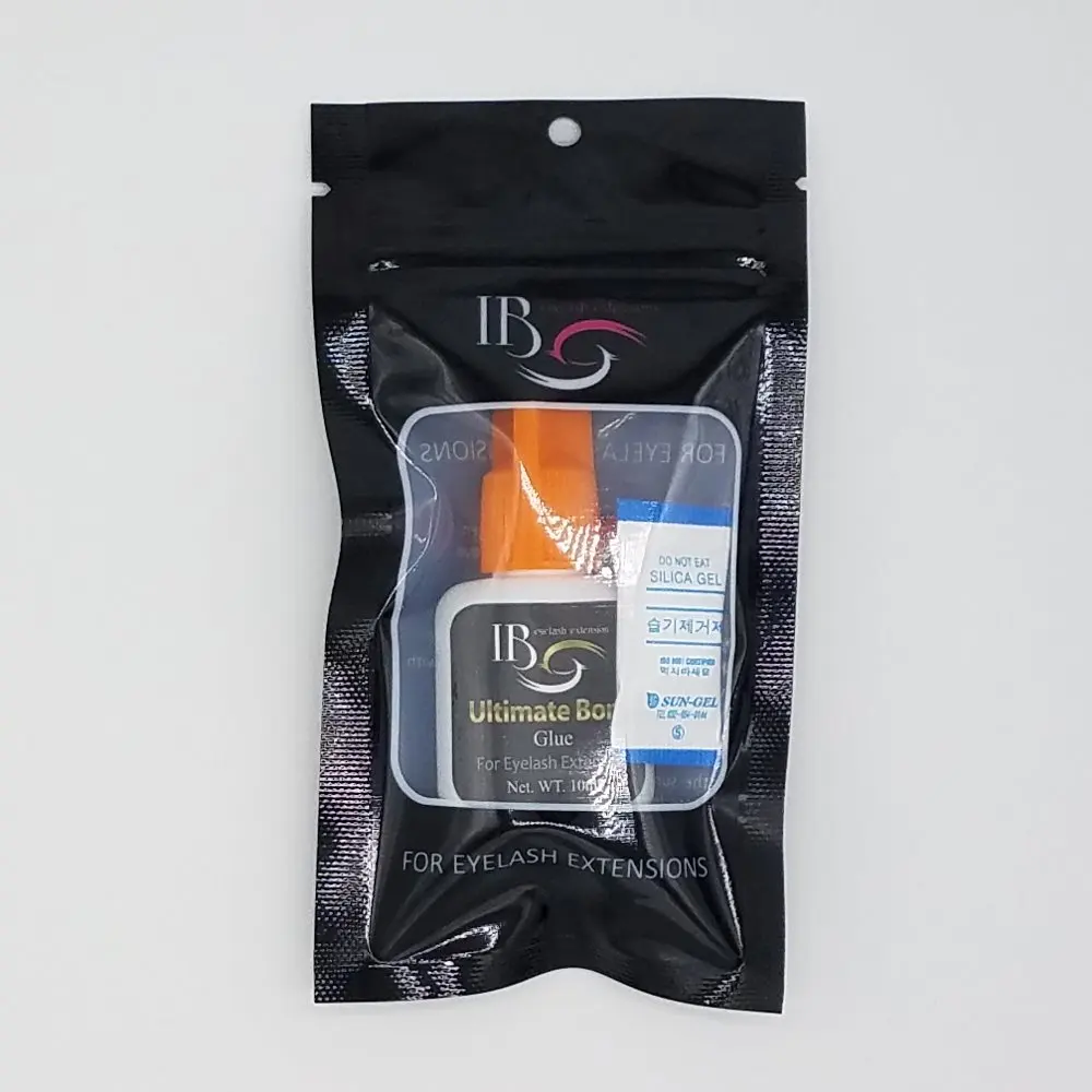 

10 pieces/lot Korea IB Ultimate bond Glue Eyelash Extensions holding time 5~6 weeks drying time 4~6 seconds 10ml Free Shipping