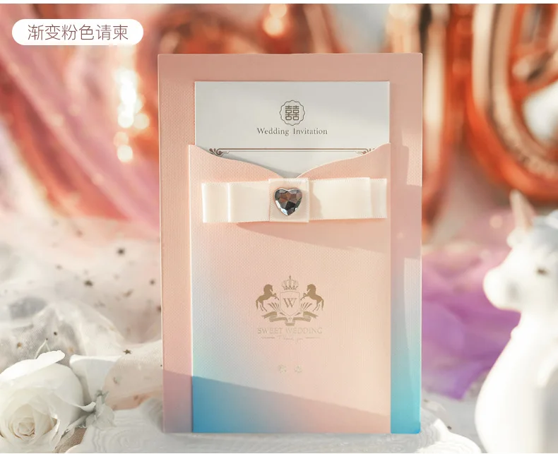 20 штук сладкого дня европейские свадебные приглашения Креативные Свадебные