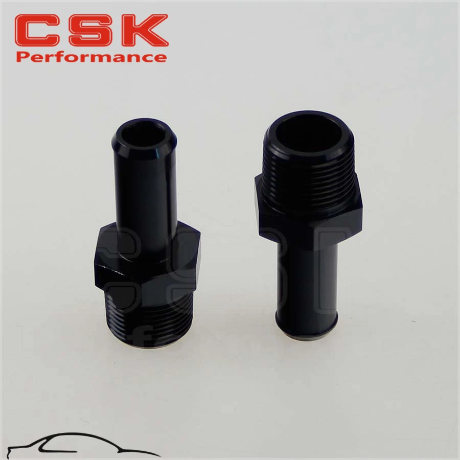 2 шт. Алюминиевый штуцер для шланга 1/4 &quotNPT типа папа|an12 fitting|aluminum hose fittingsnpt barb |