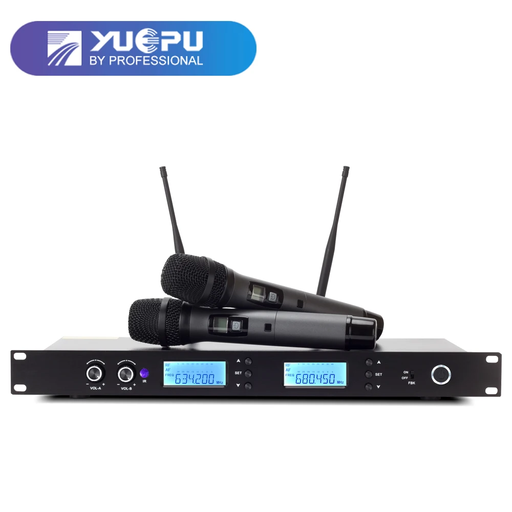 Хорошее качество! Профессиональная Беспроводная микрофонная система UHF