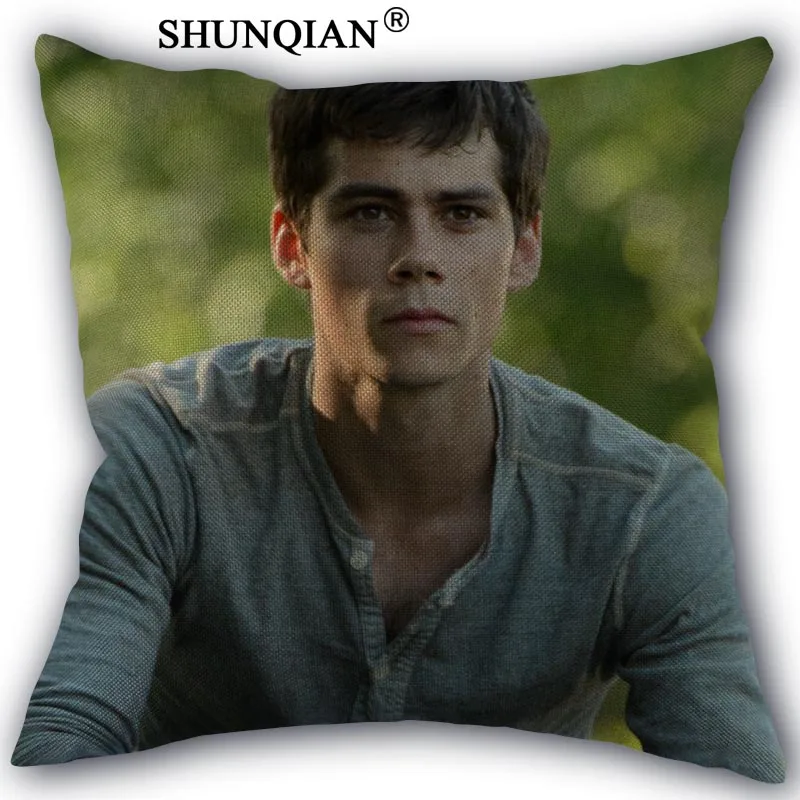 Pillowcase Dylan o brien наволочка индивидуальный Хлопок Лен Декоративные Чехлы на подушки Чехол домашний текстиль 45x45 см односторонняя A1017 - Цвет: Pillowcase