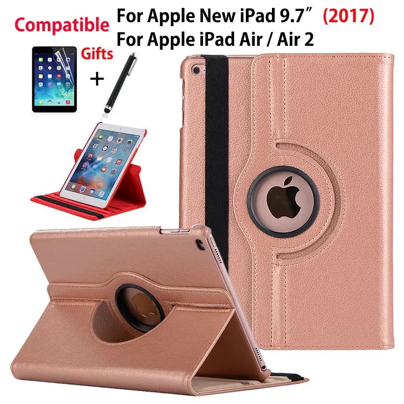 Вращающийся на 360 градусов чехол для Apple iPad 9 7 2017 2018 5 го 6 поколения Чехол Air 2