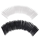 Шлейфы Perfeclan пластиковые с резьбой 2BA, мягкий наконечник, 35 мм, аксессуары для дротиков белого и черного цвета, 60 шт.