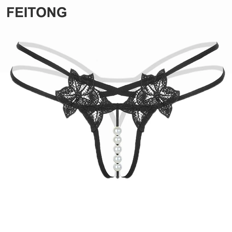 Женские сексуальные стринги Feitong интимные трусики женское кружевное нижнее
