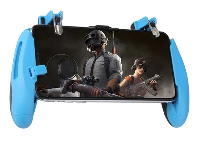 Blue PUBG мобильный игровой контроллер геймпад триггер Aim Кнопка игровой коврик джойстик для IPhone Android телефон для игровой коврик аксессуары - Цвет: Blue