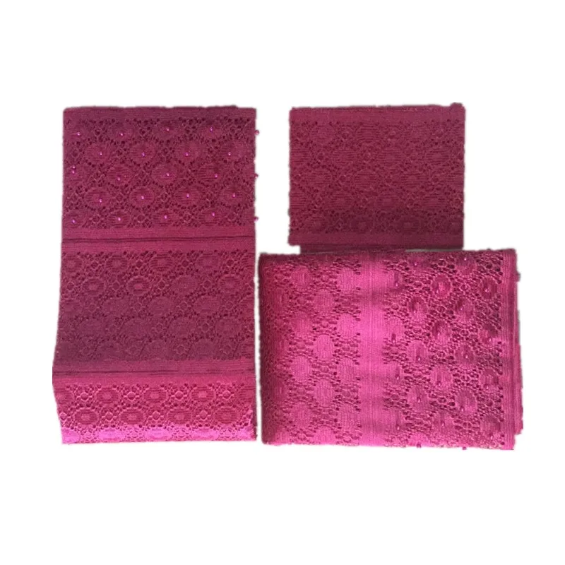 Новый дизайн модные нигерийские aso oke gele головные уборы Вышивка бисером