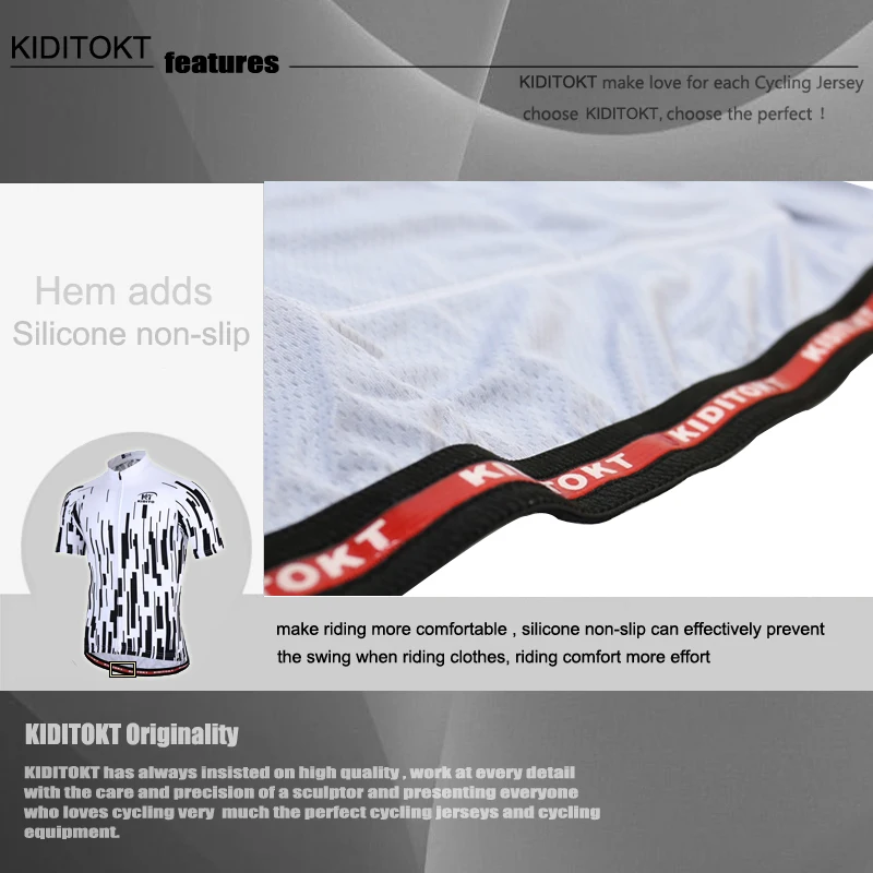 

KIDITOKT 2020 Pro Cycling Clothing Summer Cycling Jerseys Racing Bike Clothing Hombre Sportswear MTB Bicycle Clothes