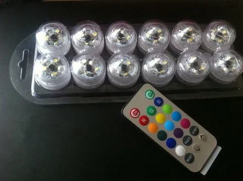 Погружная чайная лампа Floralyte 36 шт./лот 3528smd лампа-свеча с изменением цвета пультом