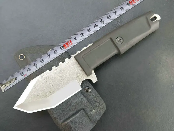 

Портативный тактический армейский нож для выживания из нержавеющей стали, прямой охотничий нож высокой твердости, необходимые инструменты...